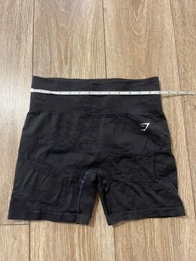 Gymshark Black Seamless High-Rise Training Shorts